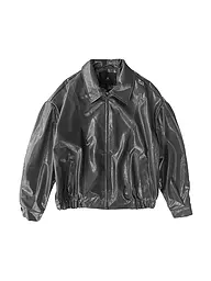 WITHBLACK | Chaqueta de imitación de cuero GILIAN | Gris