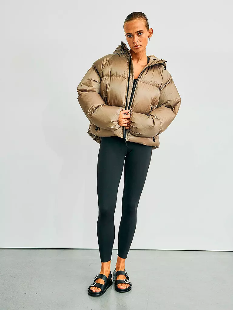 WITHBLACK | Daunensteppjacke EMMA | Beige