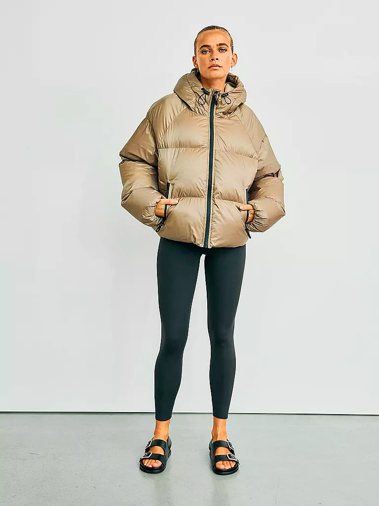 WITHBLACK | Daunensteppjacke EMMA | Beige