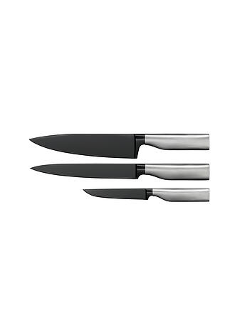 WMF | Juego de cuchillos de 3 piezas ULTIMATE BLACK Cromargan Negro