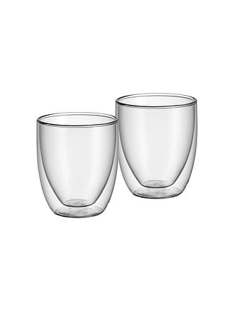 WMF | Set de vasos térmicos para capuchino de 2 piezas KULT Glas