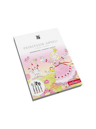 WMF | Juego de cubiertos para niños de 4 piezas JANOSCH Cromargan/Bunt