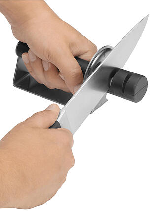 WMF | Afilador de cuchillos 2 etapas GOURMET Cromargan Negro