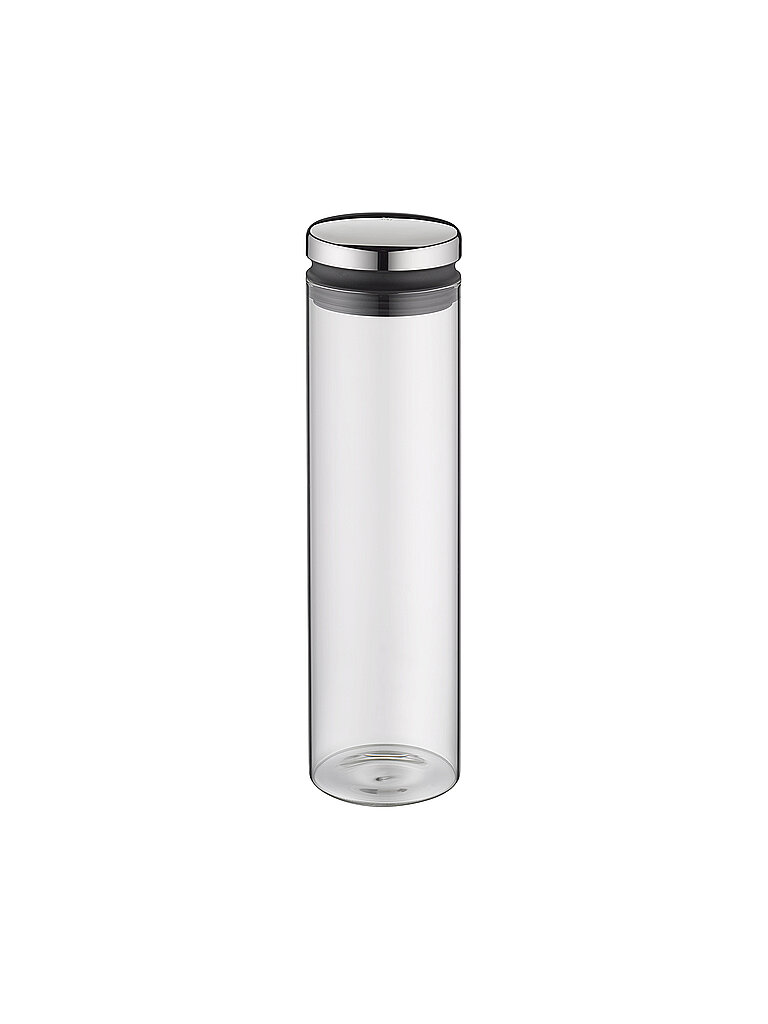 Vorratsdose DEOPOT 2l Glas / Cromargan transparente