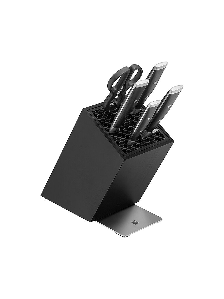 Bloque de cuchillos de 6 piezas Grand Class FlexTec Negro negro