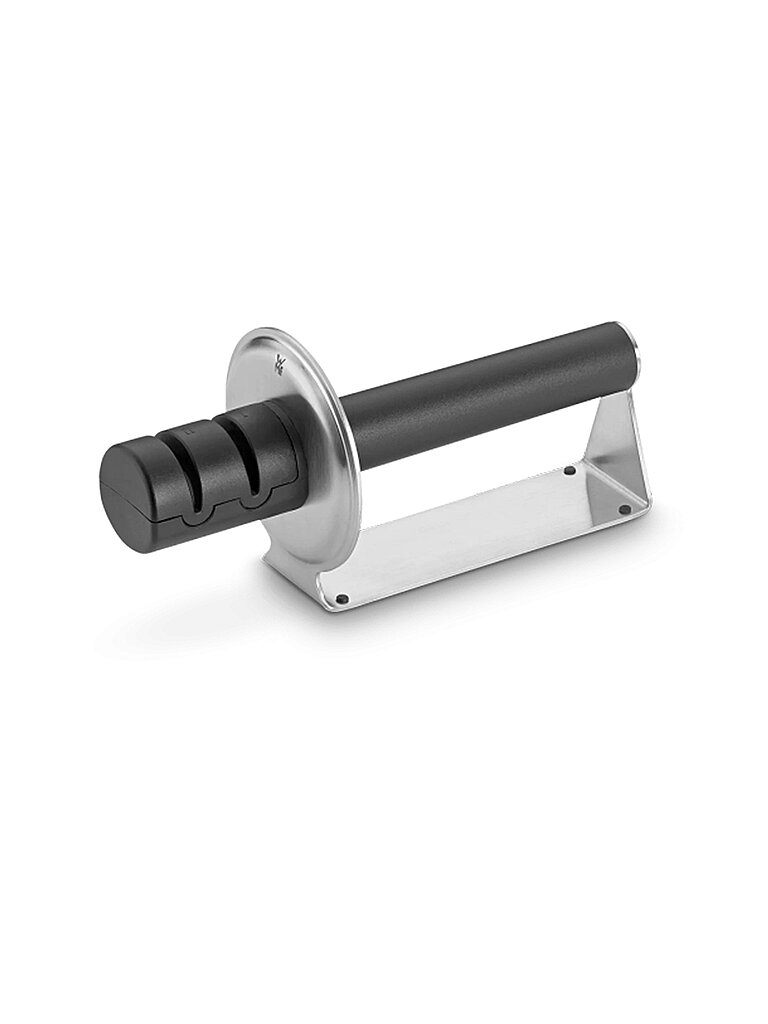 Afilador de cuchillos 2 etapas GOURMET Cromargan Negro plata