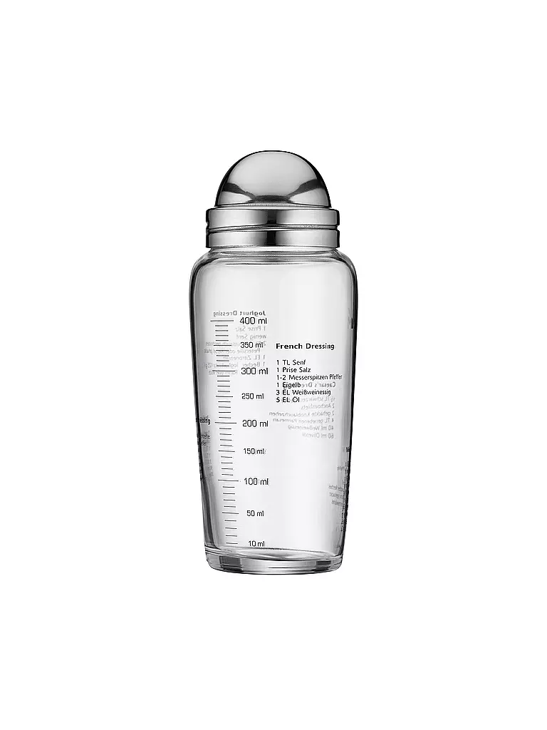 WMF | Agitador de aderezo 400ml Vidrio / Cromargan | Transparente