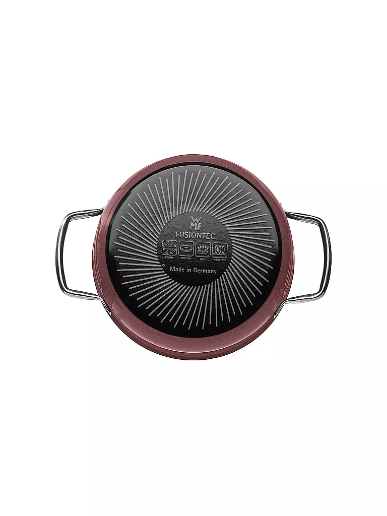 WMF | Cacerola Mineral Fusiontec con tapa de cristal 20cm/2,4L Cuarzo Rosa | 
