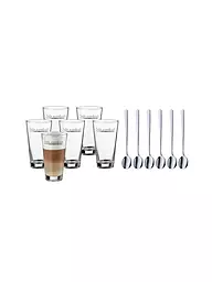 WMF | Clever & More Juego de Latte Macchiato 12 piezas Vidrio/Cromargan | Plata