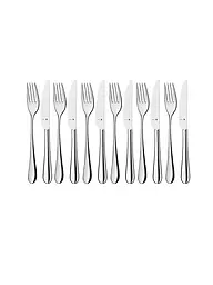 WMF | Cubertería de postre MERIT, 12 piezas, Cromargan Protect | Plata