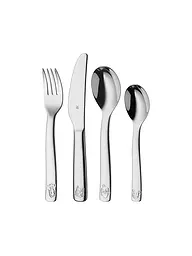 WMF | Cubiertos infantiles FARM de 4 piezas Cromargan | Plata
