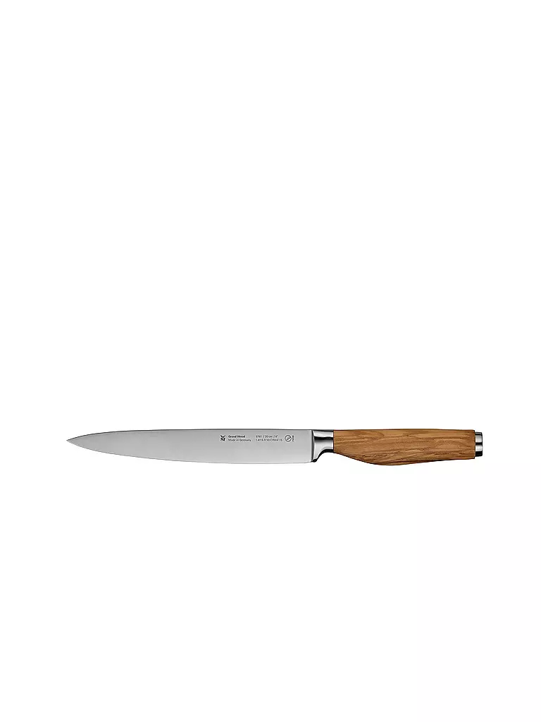 WMF | Cuchillo para carne GRAND WOOD 20cm madera de olivo | Marrón