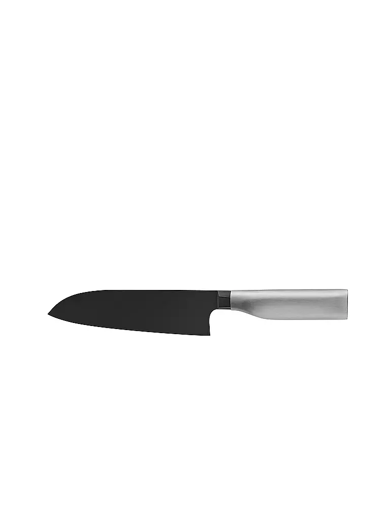 WMF | Cuchillo Santoku Ultimate Black 18,5cm Cromargan | Negro