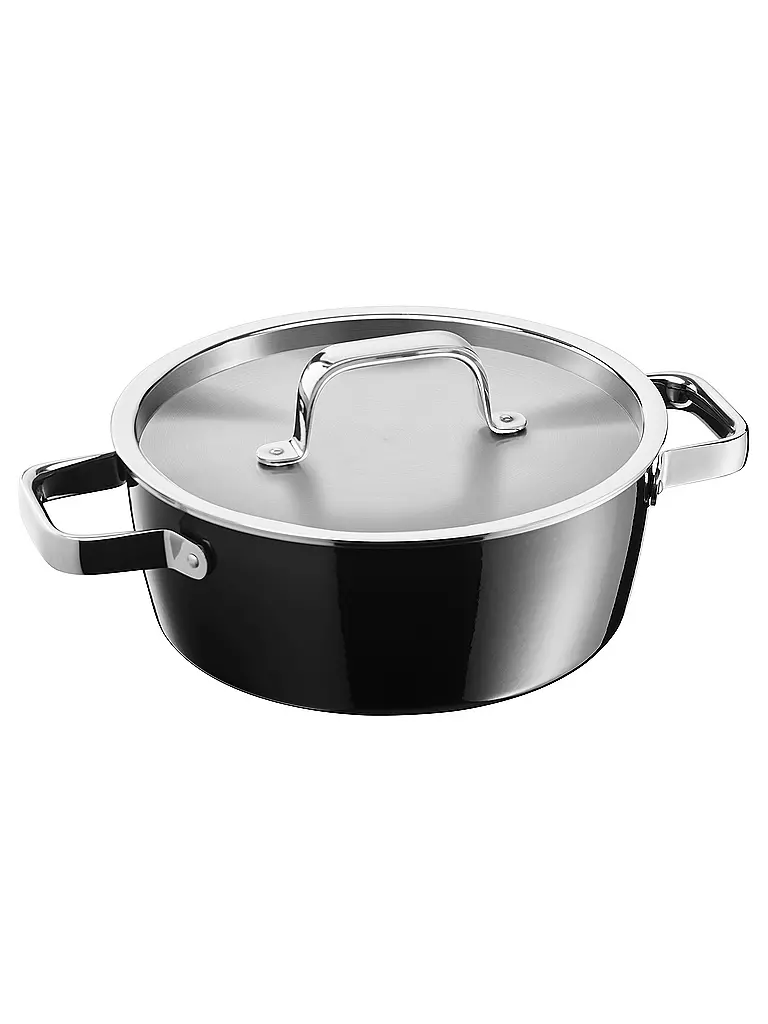 WMF | Cuenco para cocinar aromático Fusiontec 22cm Negro | Negro