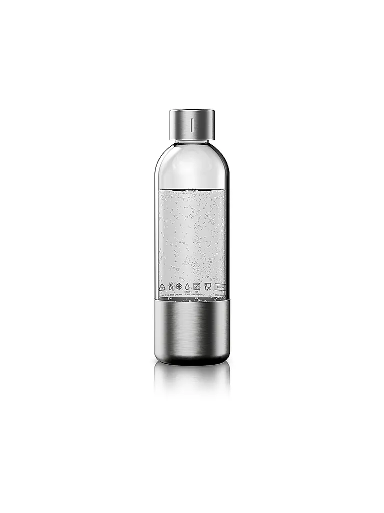 WMF | Element One Flasche für Wassersprudler 0,85l  PET/Edelstahl  | Transparente
