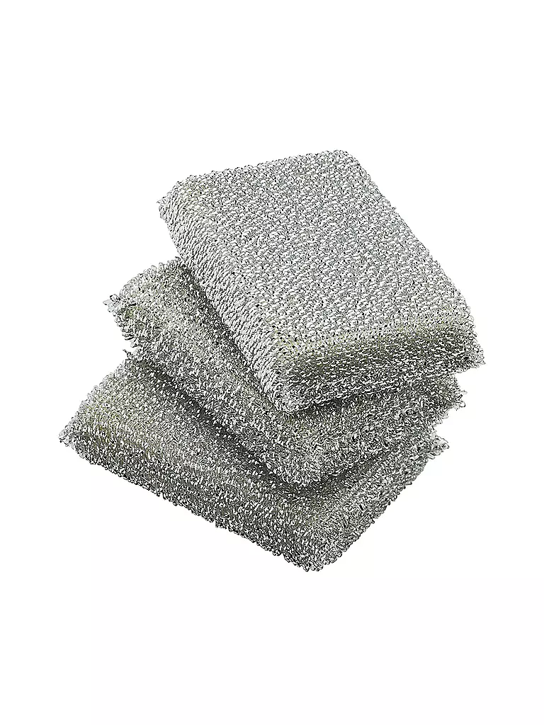 WMF | Estropajo - Almohadilla abrillantadora 3 piezas Lúrex - Estropajo | Plata