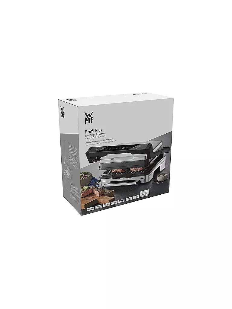 WMF | Grill de contacto Profi Plus Perfection | Plata