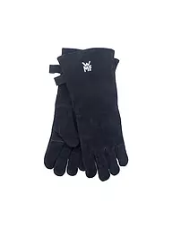 WMF | Guantes de parrilla de cuero / Negro | Negro