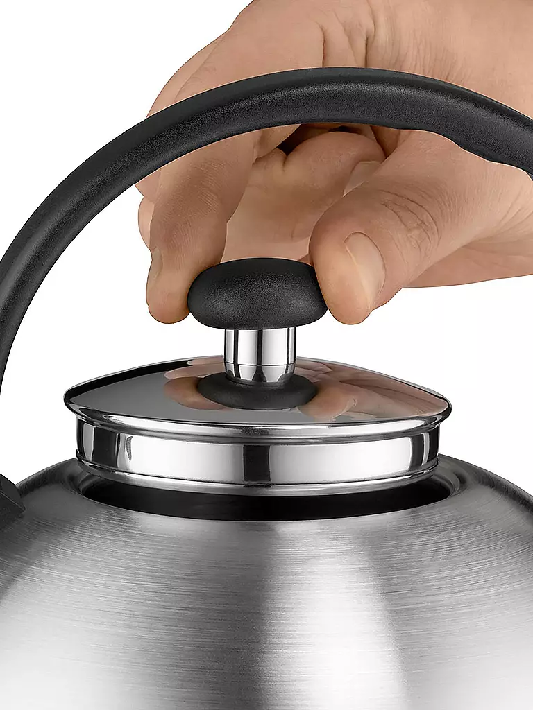 WMF | Hervidor de agua - Hervidor con silbido 1,5l Orbit Cromargan |