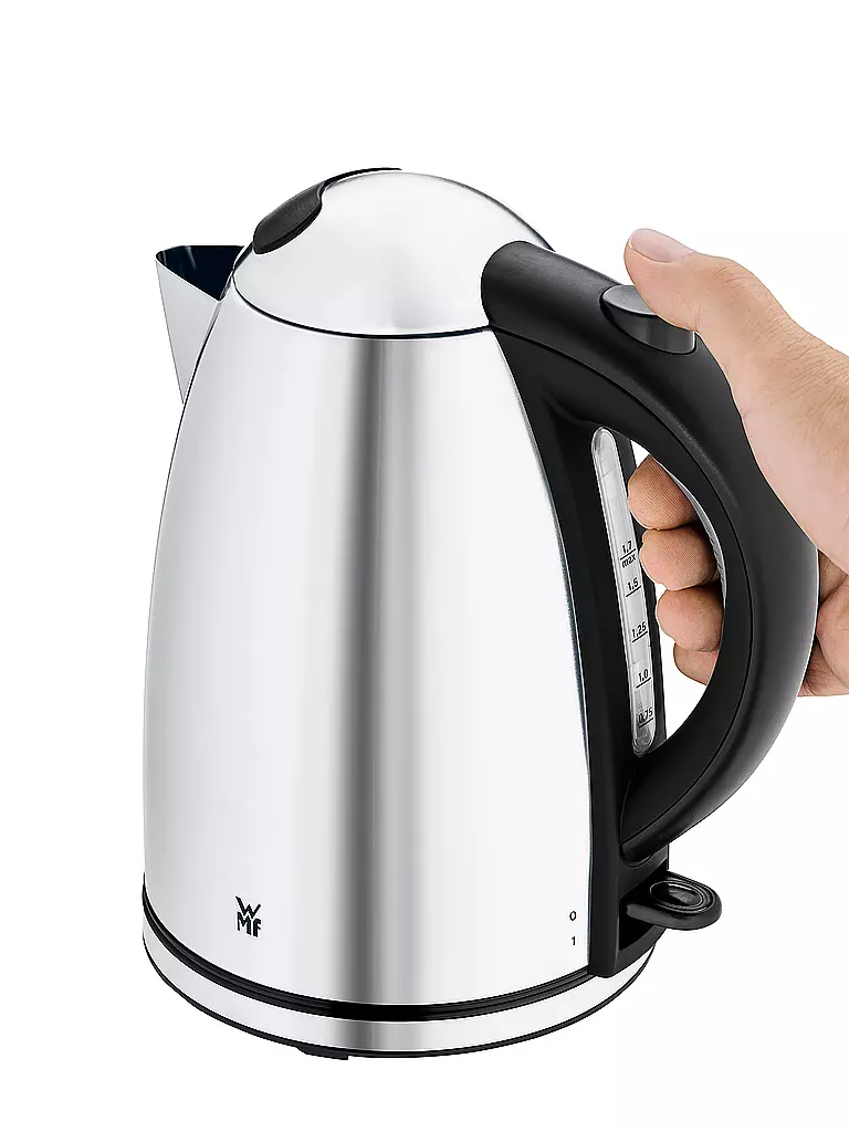 WMF | Hervidor de agua Stelio Cromargan 1,7 l | Plata