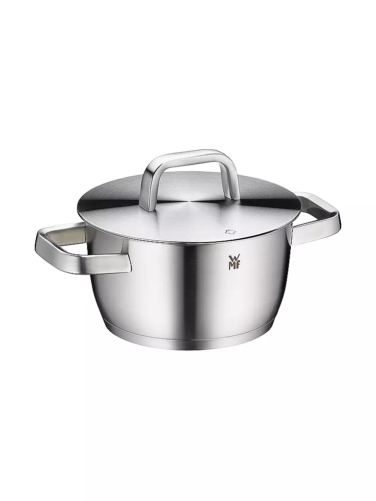 WMF | Iconic Olla para carne con tapa 18cm Cromargan | Plata