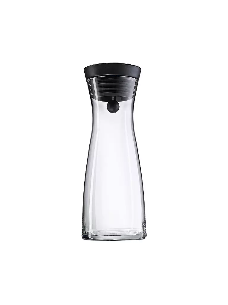 WMF | Jarra de agua BASIC 0,75 l Vidrio / Negro | Transparente