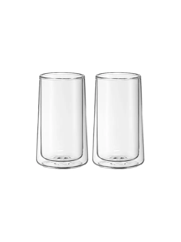 WMF | Juego de 2 vasos de té SMARTTEA de vidrio borosilicato | Transparente