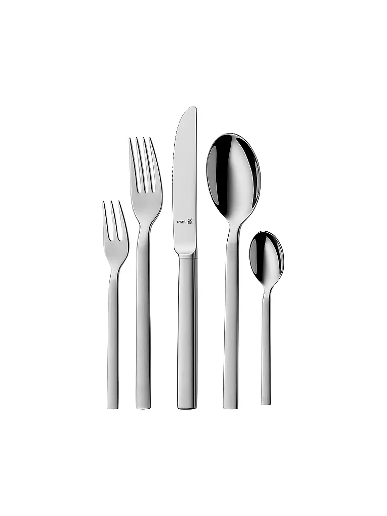 WMF | Juego de cubiertos de 30 piezas Lyric Plus Cromargan Protect | Plata