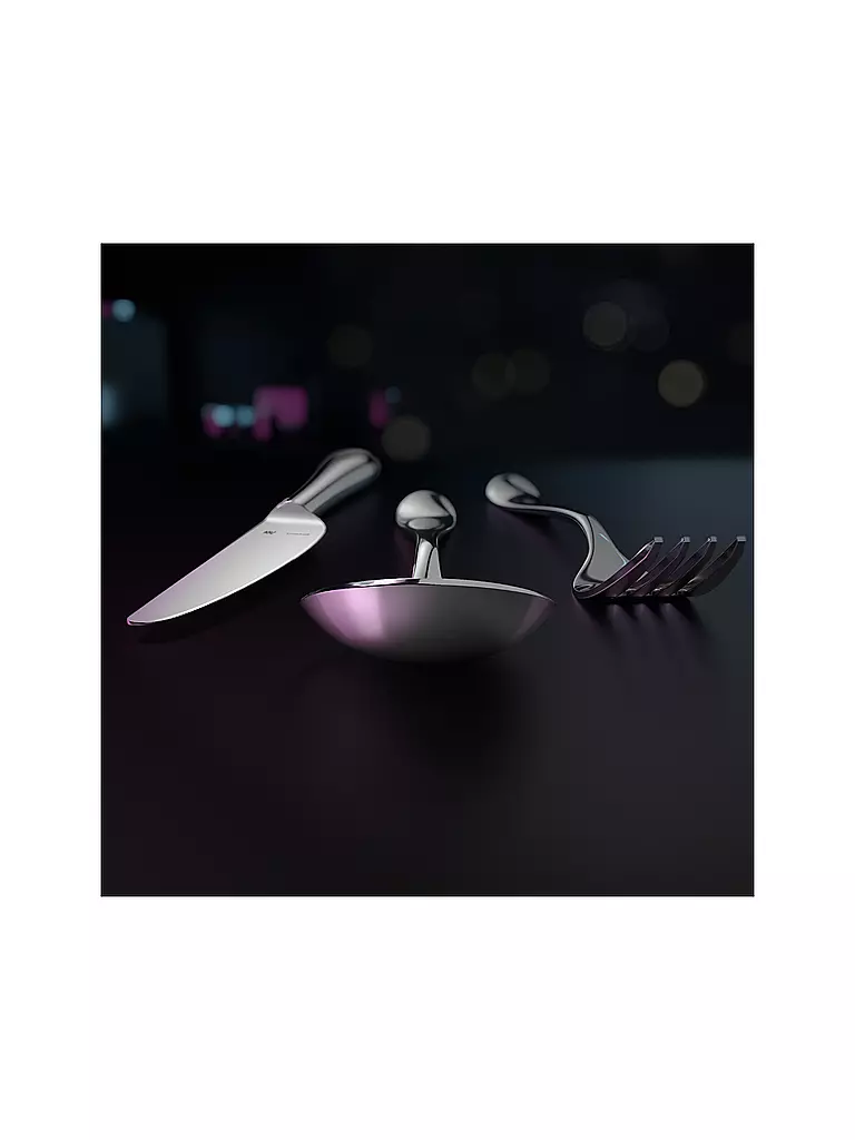 WMF | Juego de cubiertos de 30 piezas Merit Cromargan protect | Plata