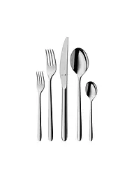 WMF | Juego de cubiertos de 30 piezas Flame Plus Cromargan Protect | Plata