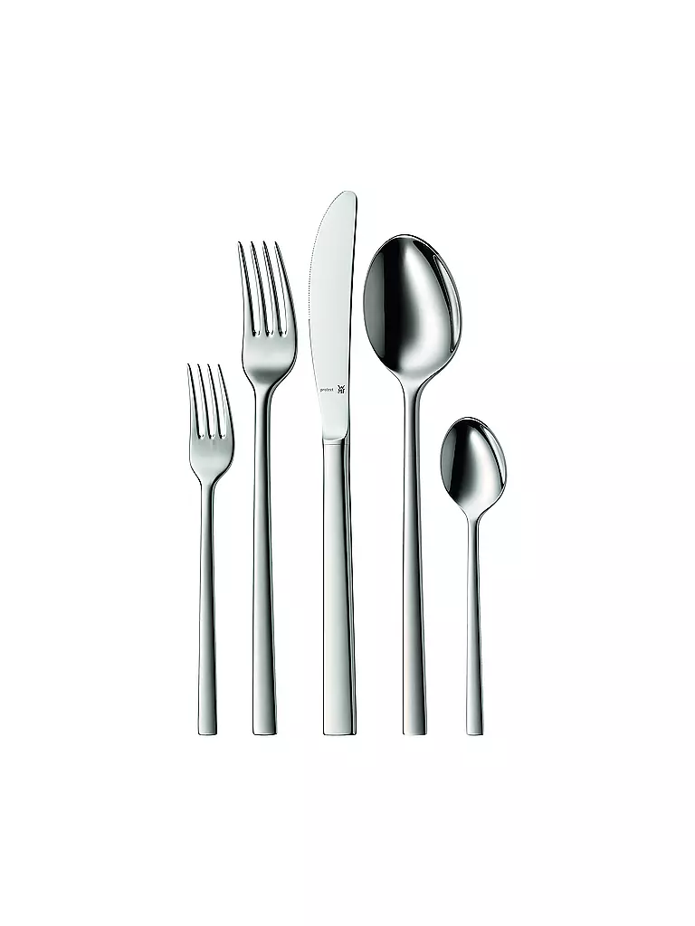 WMF | Juego de cubiertos de 66 piezas Sonic Cormargan | Plata
