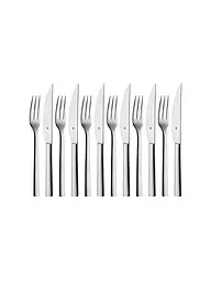WMF | Juego de cubiertos para carne NUOVA de 12 piezas Cromargan | Plata