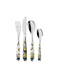 WMF | Juego de cubiertos para niños de 4 piezas Minions | Multicolor