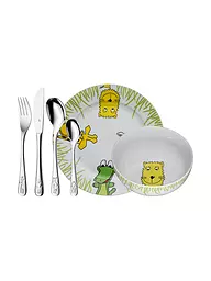WMF | Juego de cubiertos para niños de 6 piezas Safari Crogargan / Multicolor | Multicolor