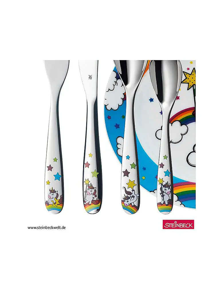 WMF | Juego de cubiertos para niños de 6 piezas | Multicolor