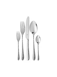 WMF | Juego de cubiertos SITELLO de 60 piezas Cromargan Gehämmert | Plata
