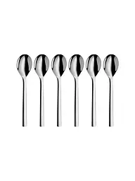 WMF | Juego de cucharillas de café NUOVA, 6 piezas, Cromargan | Plata