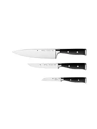 WMF | Juego de cuchillos de 3 piezas. GRAND CLASS Cromargan/Negro | Negro