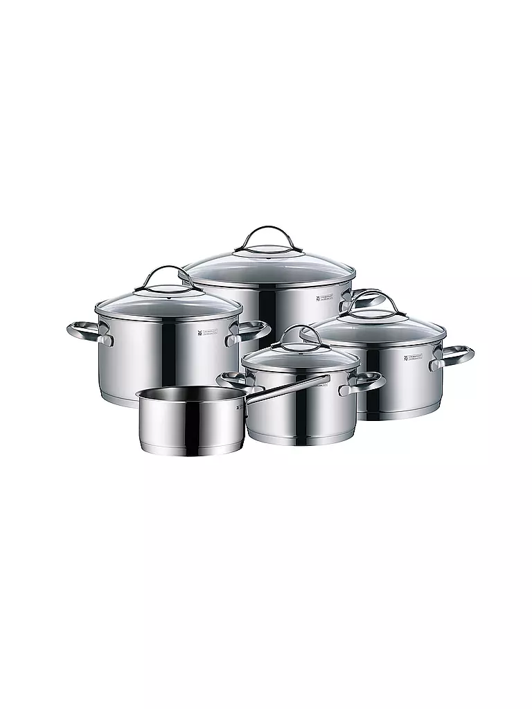 WMF | Juego de ollas 5 piezas PROVENCE PLUS Cromargan | Plata