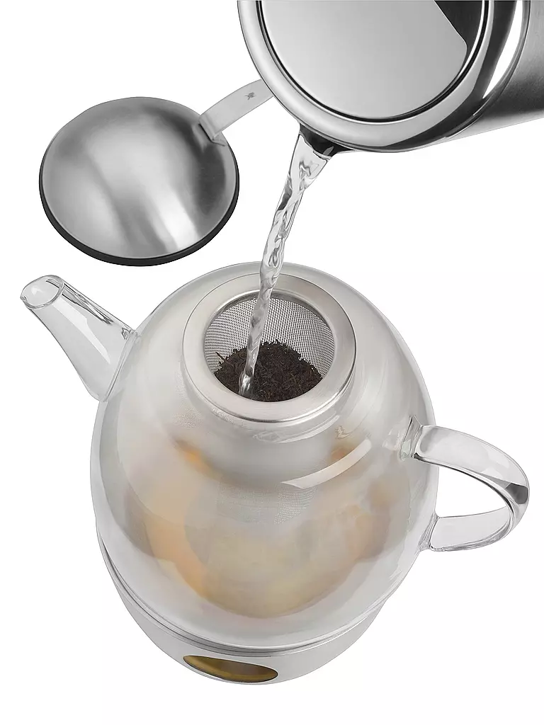 WMF | Juego de té de 3 piezas SmarTea 1,0l | Transparente