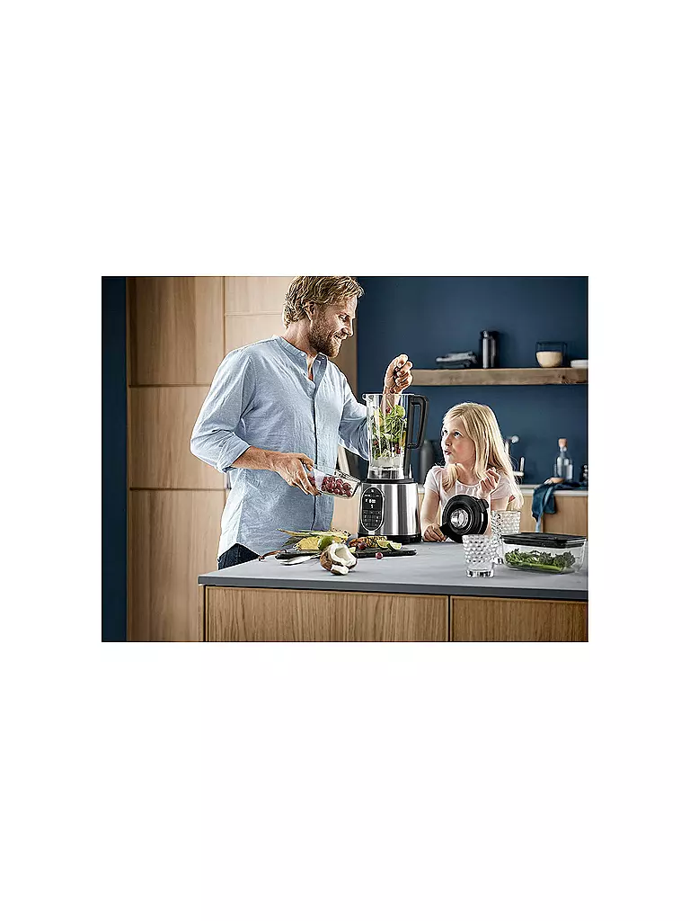 WMF | Kult Pro Batidora de vaso de alto rendimiento 1600 vatios | Plata