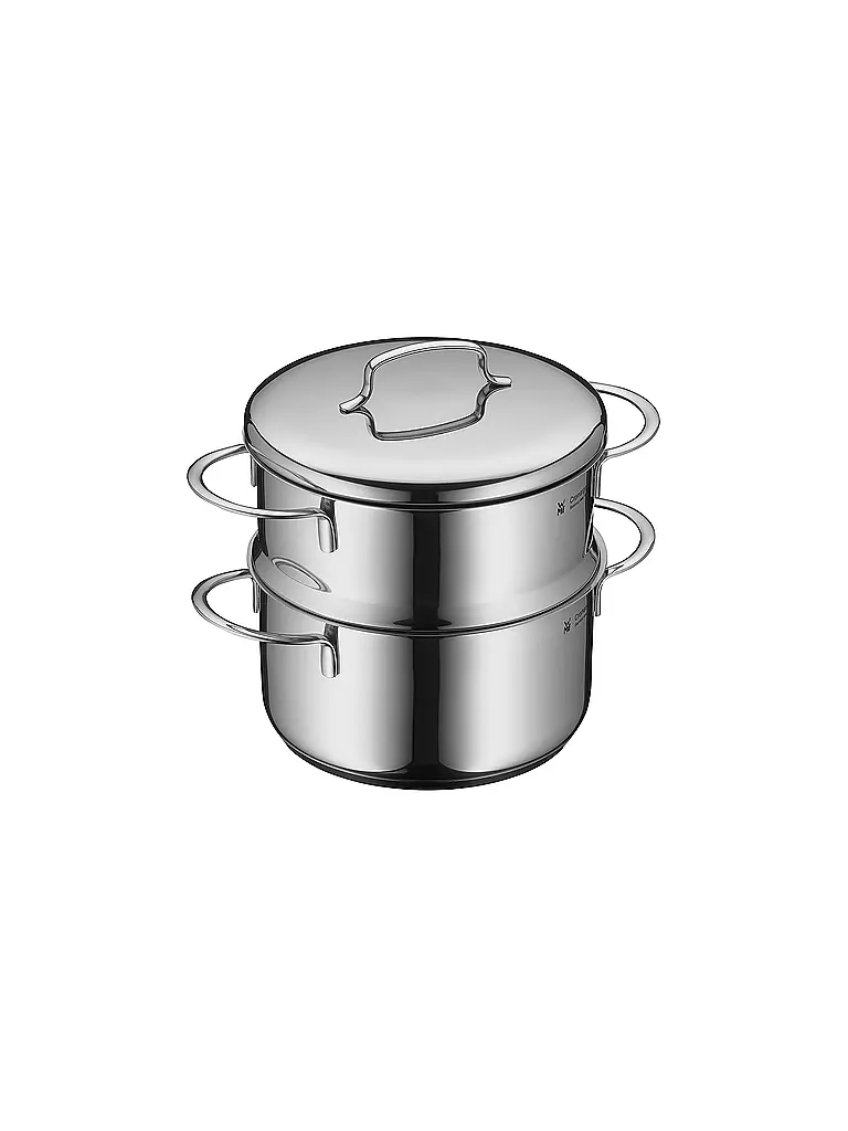 WMF | Mini vaporera para verduras de 16 cm | Plata