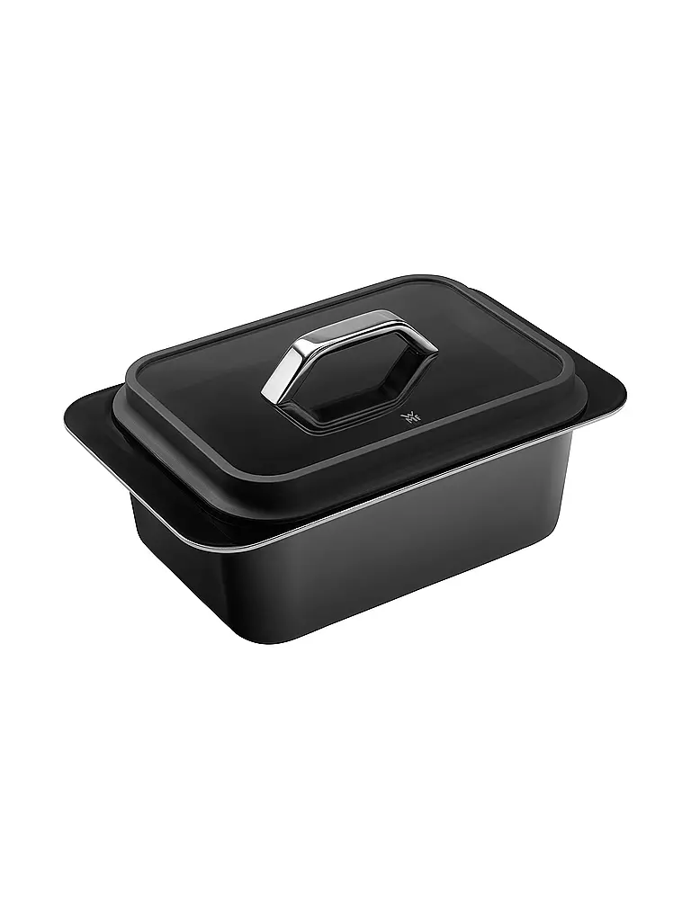 WMF | Molde para hornear con tapa FUSIONTEC 38x24cm | Negro