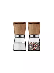 WMF | Nature Ceramill Juego de molinillos de especias 2 piezas 13,8cm | Marrón