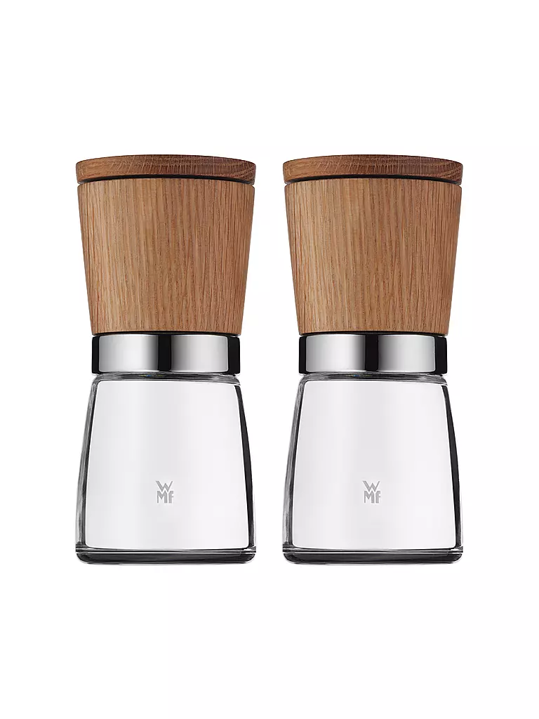 WMF | Nature Ceramill Juego de molinillos de especias 2 piezas 13,8cm | Marrón