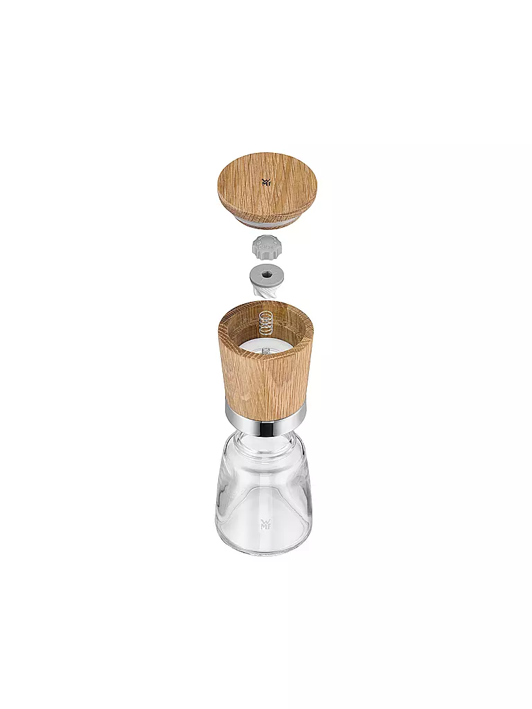 WMF | Nature Ceramill Juego de molinillos de especias 2 piezas 13,8cm | Marrón
