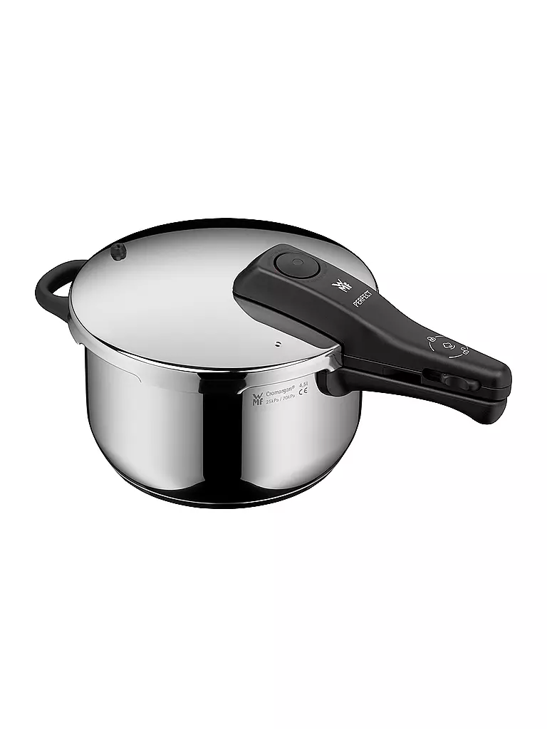 WMF | Olla a presión PERFECT 4,5l / 22cm Cromargan | Plata