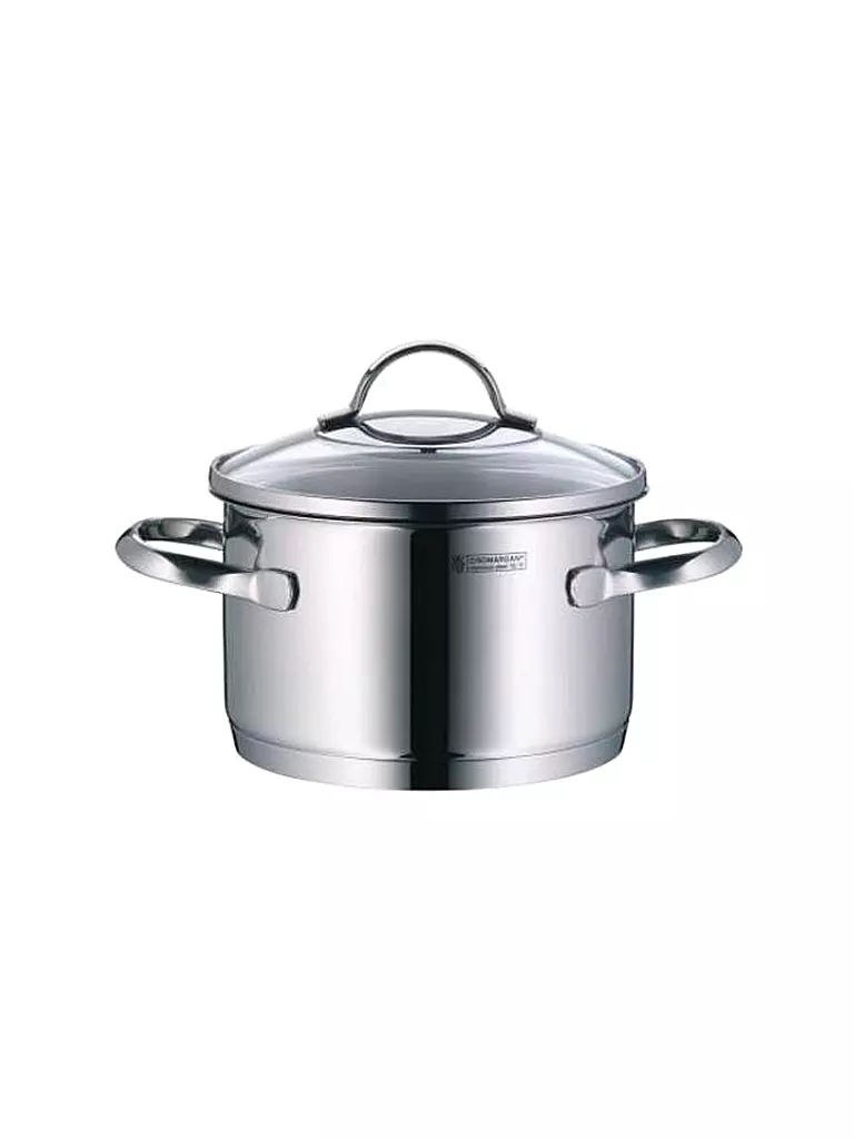 WMF | Olla Provence Plus para asar con tapa 16cm/1,9l | Plata