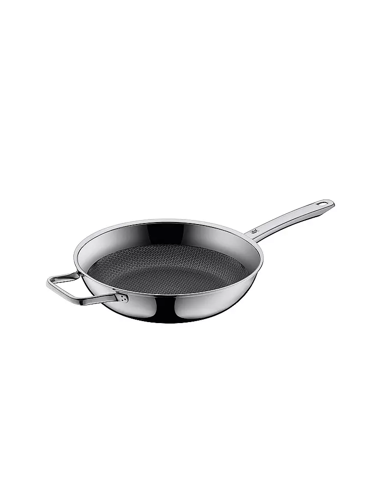 WMF | Profi Resist sartén alta para estofar/freír 28 cm | Plata