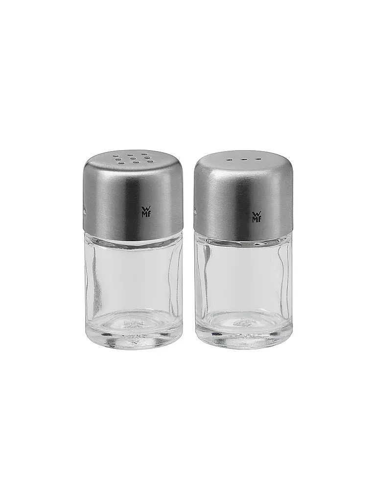 WMF | Salz- Pfeffer-Set 2x5cm GUSTO Glas/Cromargan | Transparente